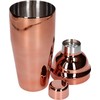 Bartender Set 11 Tbsp with Base Copper Shine Shaker Cobbler