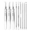 Pimple Tool Kit Blackhead Remover Professional Stainless Steel Acne Blemishes