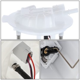 Auto Dynasty E7270M Electric Fuel Pump Assembly Module Compatible with Dodge Ram 1500 3.6L 3.7L 4.7L 5.7L 2009-2017, 12V, White