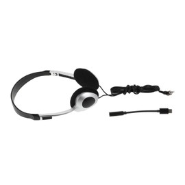 SHOWERORO Vintage Ear Headphones for Portable Library Travel Use Multi Device Compatible Wired Headset for Smartphones Computers and Tablets with Inline Controls