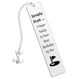 Golf Gifts for Women Men Golf Lover Bookmark for Women Men Sport Lover Enthusiasts Golfer Coworker Golfer Boss Coach Friends Husband Wife Birthday Gift for Grandpa Grandma Reading Accessories