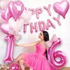 HotPink Bow Balloons (Number 11)