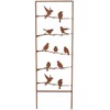 Dekoleidenschaft Metal Bird Garden Stake in Rust Look, 115 cm