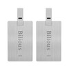 Bilious USB Flash Drive, 2PCS 64GB Metal Credit Card Bank