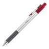 TUL BP3 Ballpoint, Retractable, Medium Point, 1.0 mm, Silver Barrel,