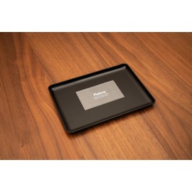 Buddhist Implementation Stamp Tray for Use Bon Business Card Tray Gobu Implementation Memorial Services Funeral Ceremonial Occasions Multi Tray Small 7.7 x 5.3 x 0.5 inches (195 x 135 x 13 mm), Black, Made in Japan, Sanmeny