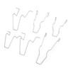 5ZHSFULLKIT Headlight Retaining Spring Clips for H1 H3 H4 H7,