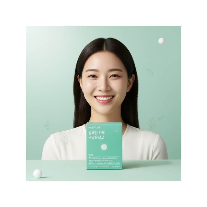 와이즐리 구강유산균 애플민트 잇몸 총 60정 Wisely Oral Probiotics Apple