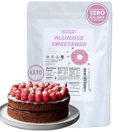 Luckycare Allulose Sweetener, Natural Zero Calorie Sugar Substitute | Keto Friendly | Non-Erythritol, GMO Free, Gluten Free & Vegan Sweetener | Great for Coffee, Tea, Cooking and Baking | 1 lb