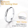 Ring Jewelry Womens Thin Rings Size 6 Sterling Silver Rimgs