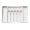 Expandable Silverware Drawer Organizer Tray, BPA-Free PP
