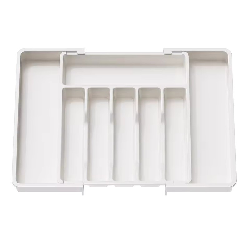 Expandable Silverware Drawer Organizer Tray, BPA-Free PP
