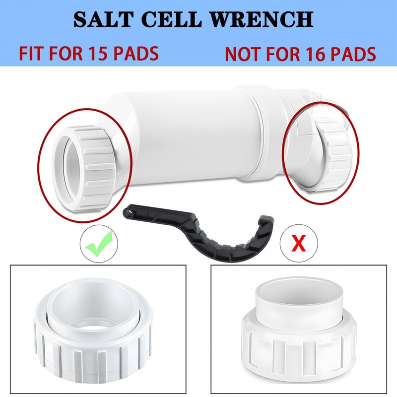 NBPLUS Salt Water Chlorinator Pool Tool Wrench Compatible with Hayward