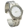 Blekon Collections Quartz Women's 34mm Case Elegant Rhinestone Bangle Watch
