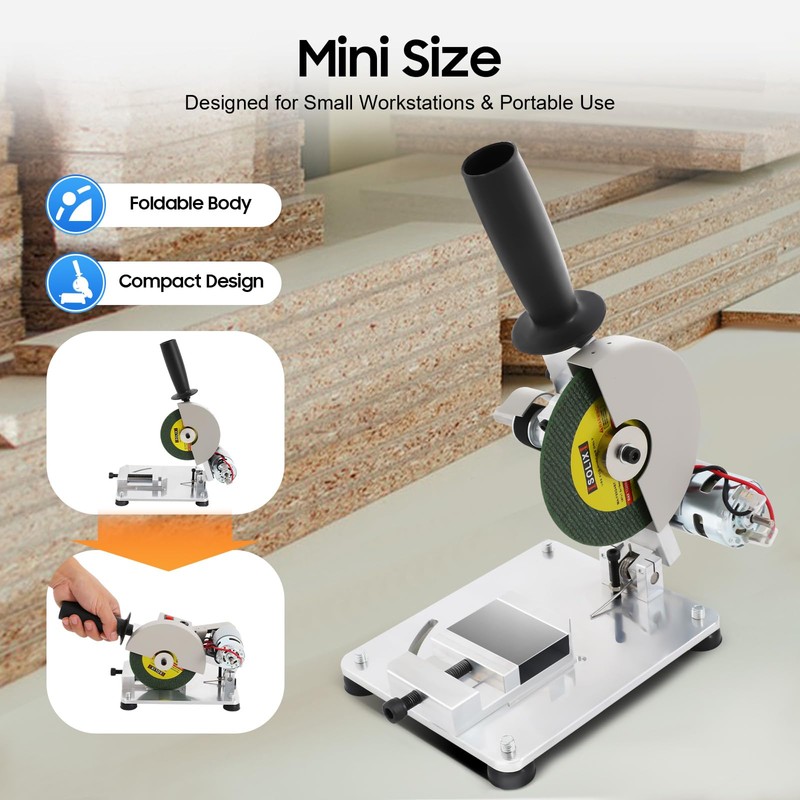 4" Mini Table Saw, 110V Micro Cutting Machine Portable Mini