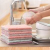 10PCS Super Absorbent Dish Towels, Microfiber Coral Fleece Cleaning Cloths