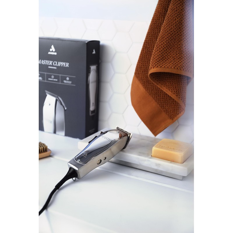 Andis 01815 Professional Master Adjustable Blade Hair Trimmer, Carbon Steel