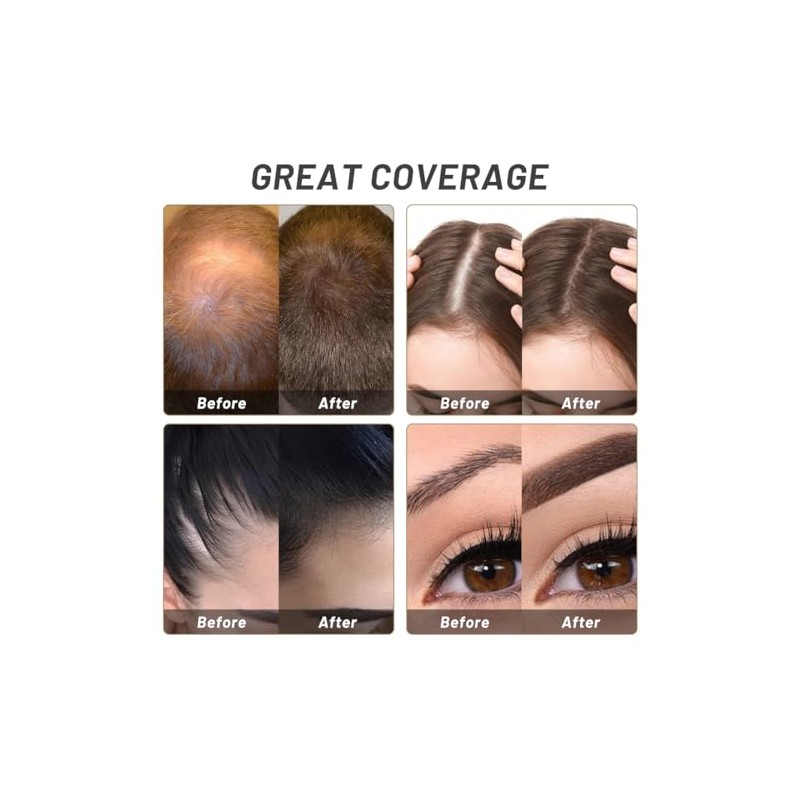 Polvo Corrector de Cabello para Adelgazamiento Del Cabello y Cobertura
