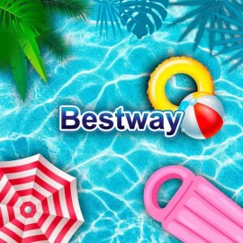 Alberca Piscina Semi Inflable Con Bomba Filtro Set Bestway Color Azul                                                                                 
