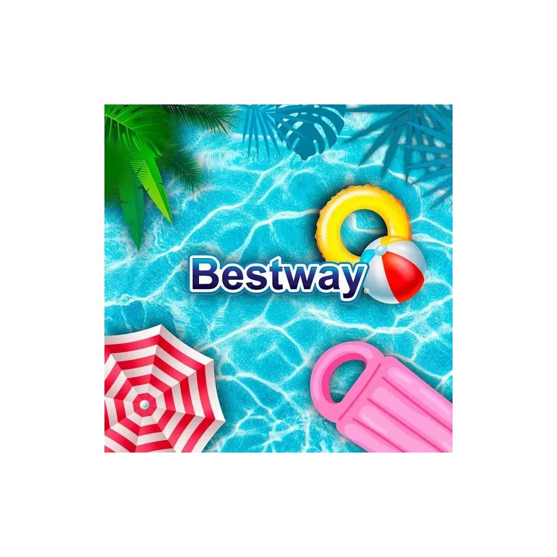 Alberca Piscina Semi Inflable Con Bomba Filtro Set Bestway Color