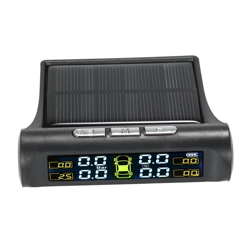 Solar Wireless Car Tire Pressure Monitoring System with 4 External