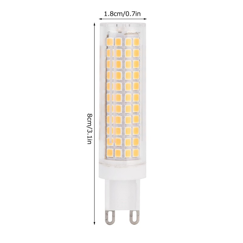 G9 136LED Bulb 15W 1200LM Dimmable Ceramics BiPin Corn Bulb