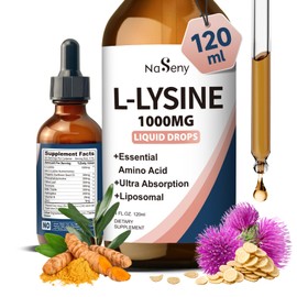NaSeny L-Lysine 1000mg Liquid Drops - Collagen, Immune, Lip & Skin Health