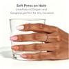 Dsixnails 150 uñas postizas nude, 5 tonos, uñas postizas cortas
