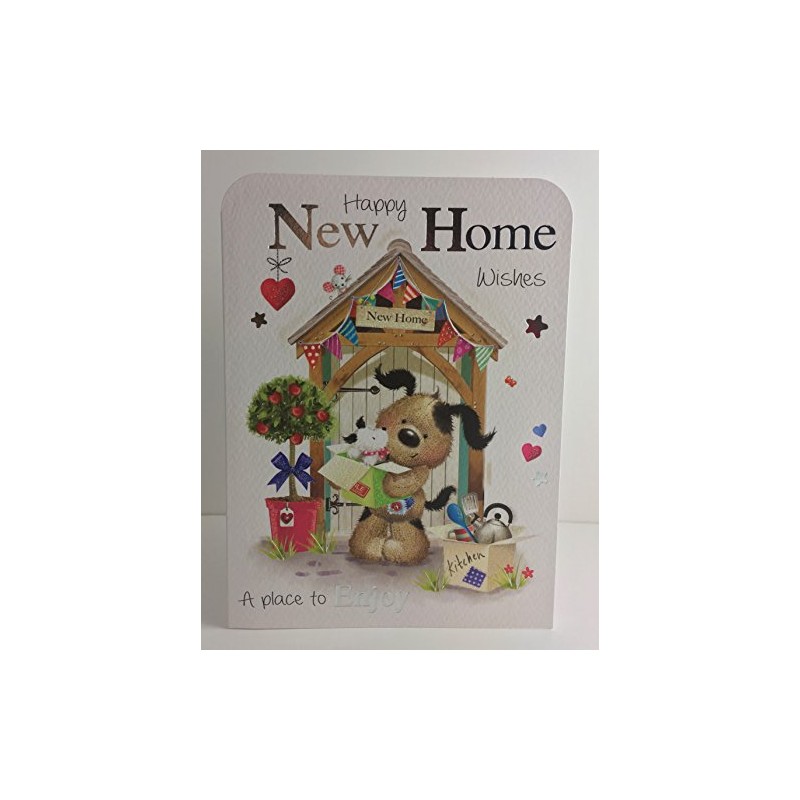 Jonny Javelin Happy New Home Wishes Card