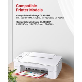 GPC Image 069H Toner Toner Cartridge Set MF753Cdw Compatible with Canon 069H 069 Toner Cartridge Set Canon Cartridge 069 High Yield for Canon Color imageCLASS MF753Cdw MF751Cdw LBP674Cdw Ink (4 Pack)