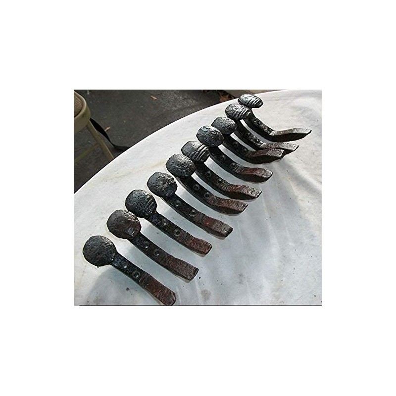 Spikes by Mike 10 REPURPOSED Railroad Spike Coat Hooks Coat