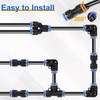 EFUTURETIME Pneumatic Connector Set for 6 mm Hose, Quick Couplings