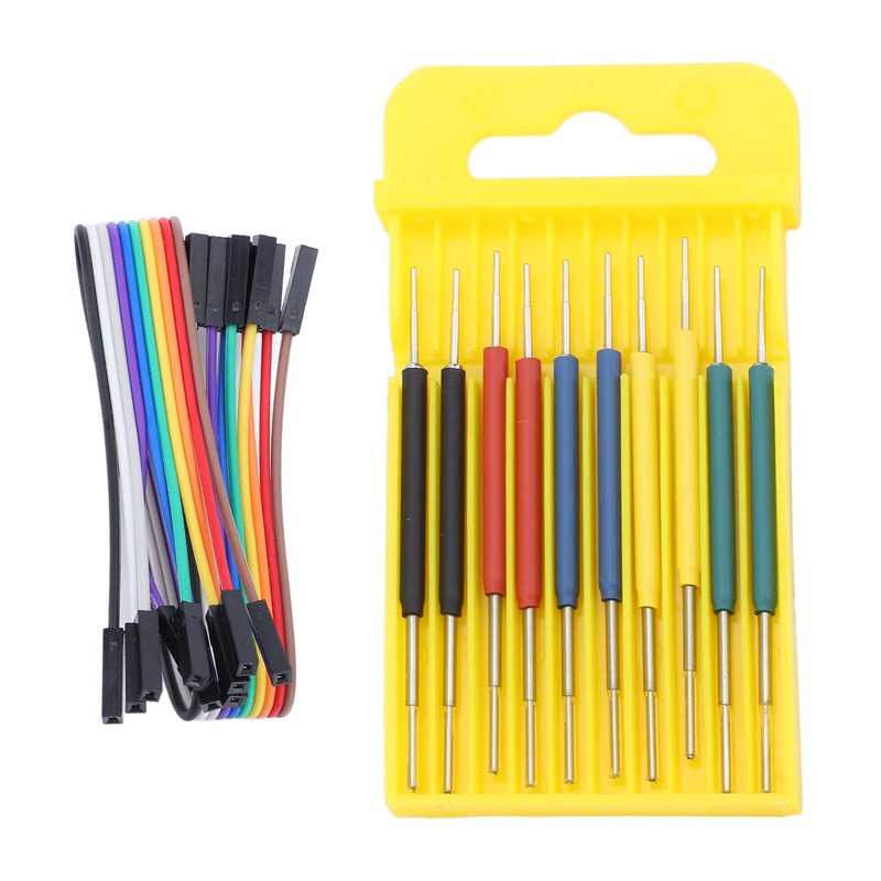 10Pcs Mini Grabber SMD IC Test Hook Clips Silicone Jumper