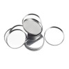 20 Pieces Empty Round Metal Tin Palette Pans Round Metal