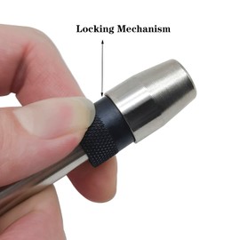 QISF 300mm Long Bit Holder, 1/4 Inch Hex Shank Quick Release Bar Socket Screwdriver Bit Extender Holder, Self-Locking Extension Drill Chuck Adapter Conversion Tool