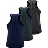 Neleus Men's 3 Pack Running Tank Top Dry Fit Y-Back