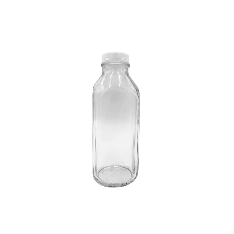 The Dairy Shoppe 1 LTR (33.8 oz) Glass Milk Bottle