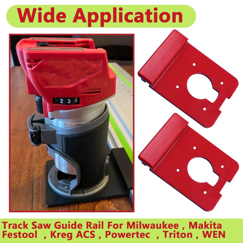 Track Saw Guide Rail for Milwaukee Router and Milwaukee Guide