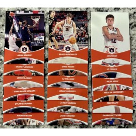 2024-2025 Onit Athlete Auburn Tigers Basketball Complete 18 Card Parallel Set