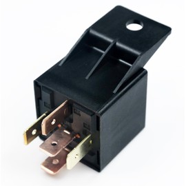 Song Chuan 896H-1CH-D1 Automotive 30/50A Relays, 12VDC, 12V w/Bracket (Pack of 2)