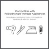 Conair Voltage Converter and Universal Travel Adapter, European Travel Plug