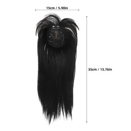 TOVINANNA 360° 3D Cover Bangs Hair Clip, Hair Toppers for Women, Fake Clip in Hairpieces for Daily Wear