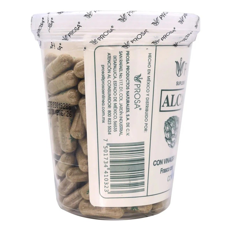 Alcachofa 150 Cáps Vinagre De Manzana Y Nopal Prosa. Sabor