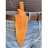 Aj Sanity Knife Sheath Leather Knife Sheath Fixed Blade Knife