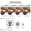 PiccoCasa Non Slip Bath Mat 50cm x 80cm, Red &