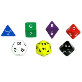 The Mailbox Books Koplow Games Jumbo Math Polyhedral Dice, Ages 9-18 (KOP10827)