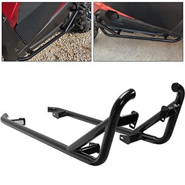 KUAFU Nerf Bars Rock Sliders Compatible with 2014-2022 Polaris RZR XP 1000 XP Turbo S RZR 900 50" Trail (2-Door) Side Steps 1 Pair Left & Right - Black