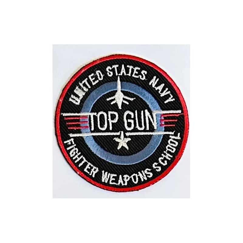 United States Navy Top Gun Iron On Patch