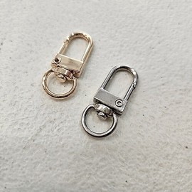 D-Ring Buckle Hook Hardware Strap Silver 25ea