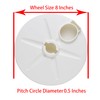 xyocx Replacement Wheel Cover Assembly 127-6840 fits Toro 21"/22" Recycler